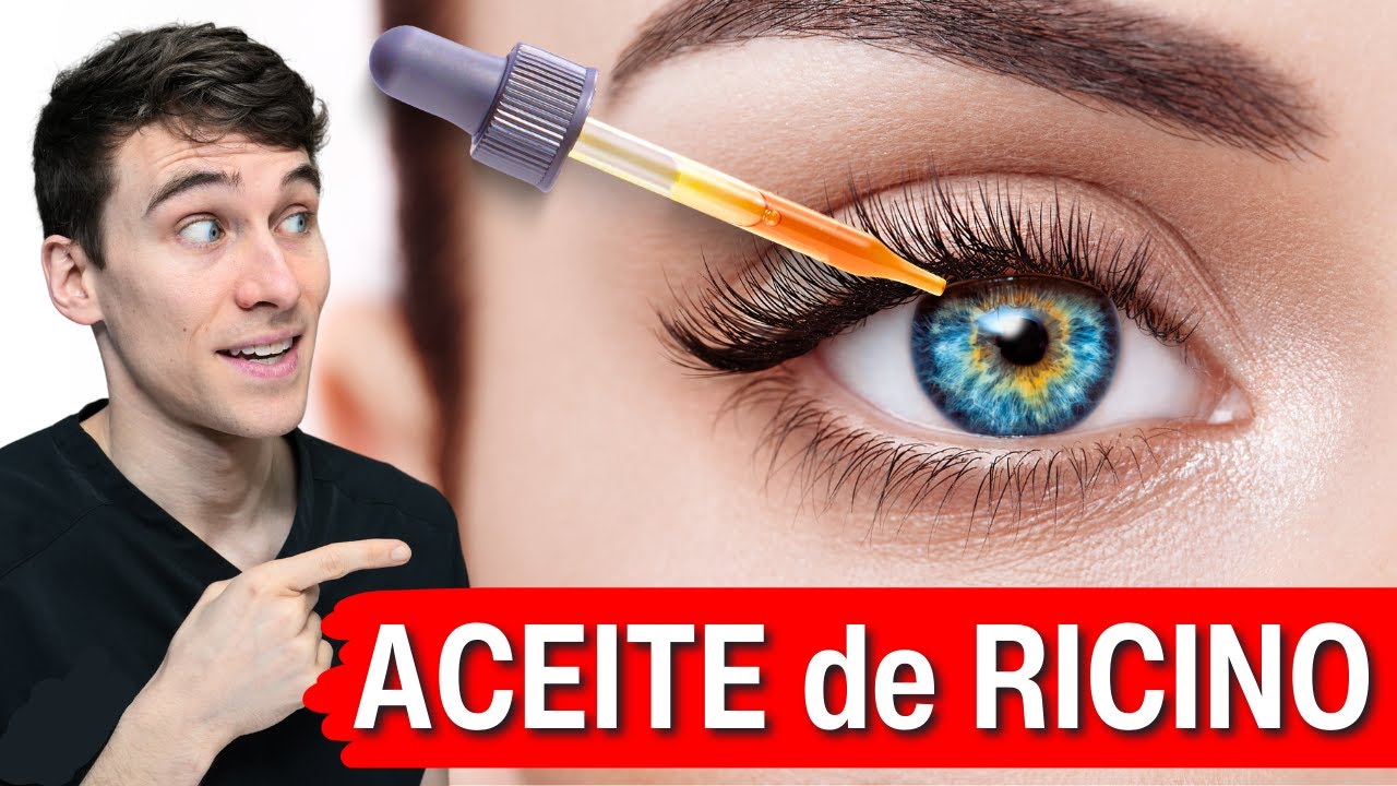aceite de ricino en las pestañas