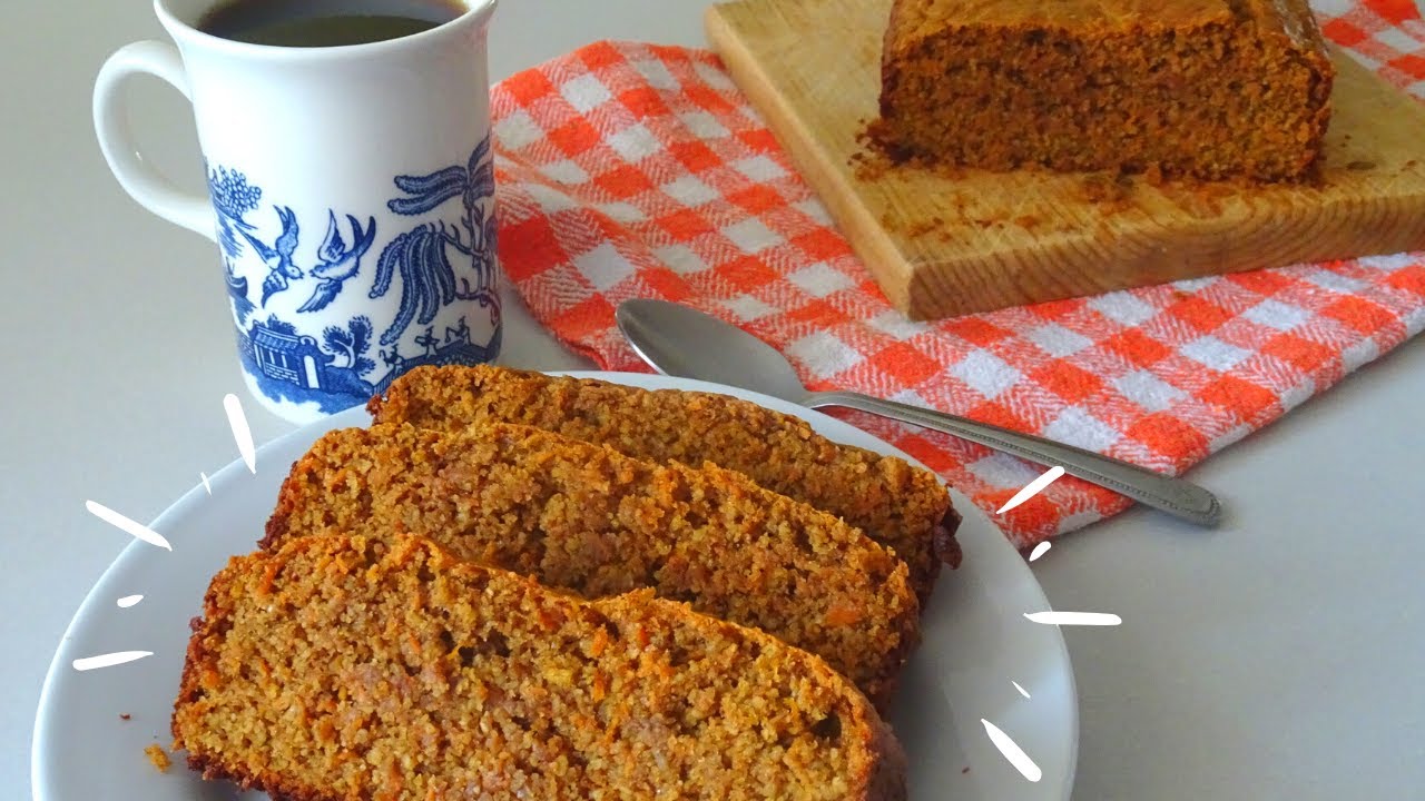 bizcocho de zanahoria con harina de avena