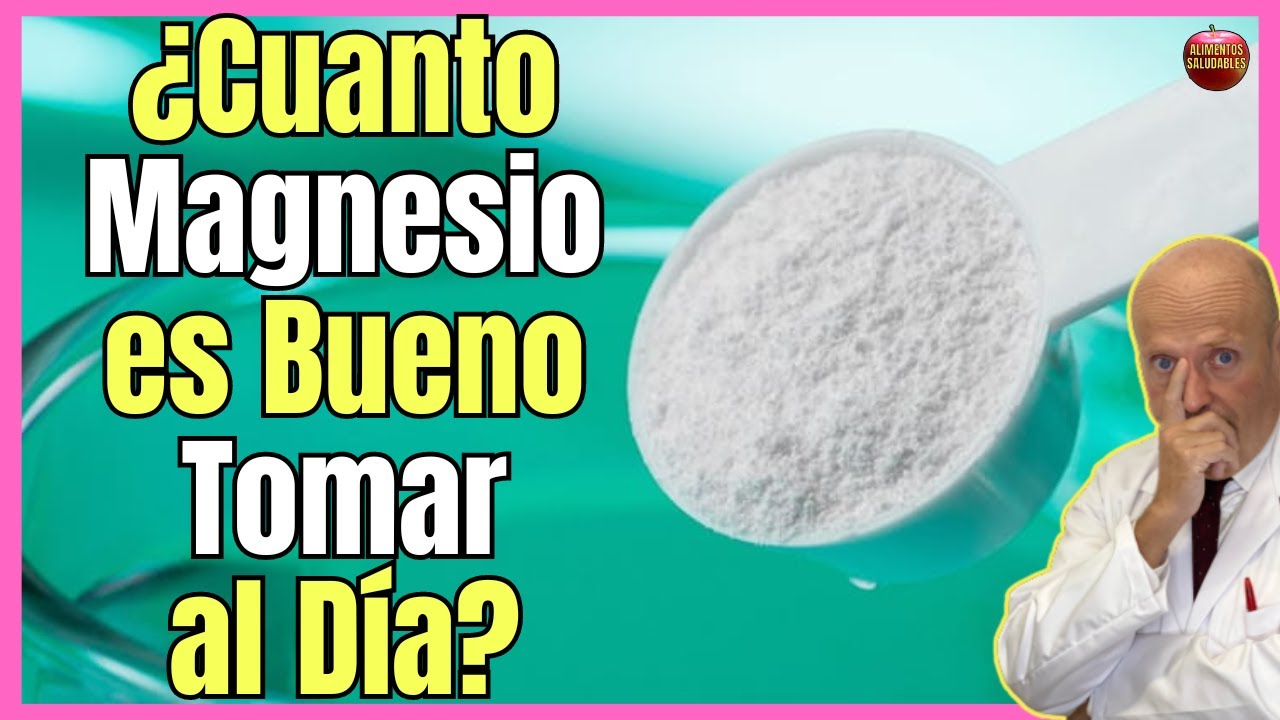 cantidad recomendada de magnesio al dia