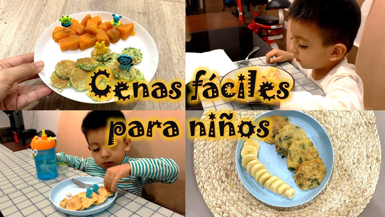 cenas para niños de 3 años