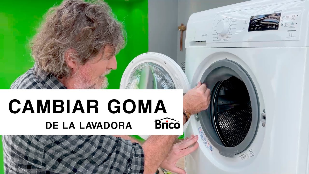 cómo cambiar la goma de la lavadora