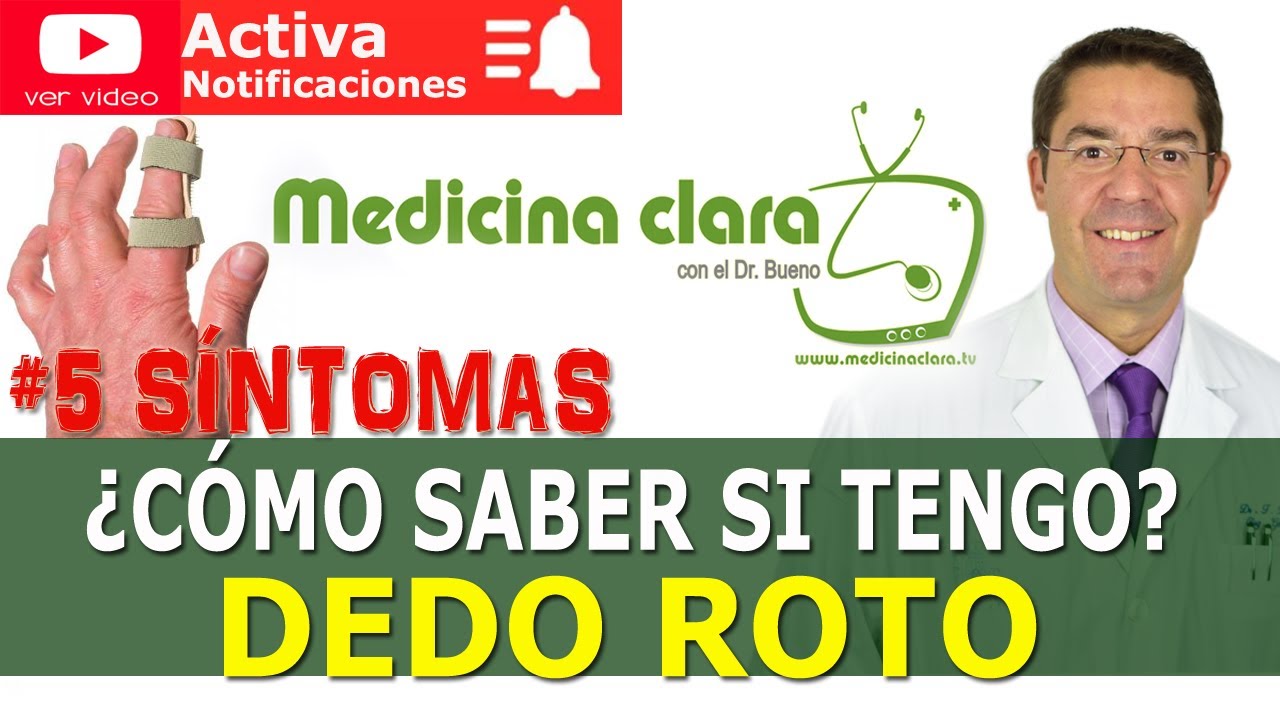 como curar un dedo roto de la mano