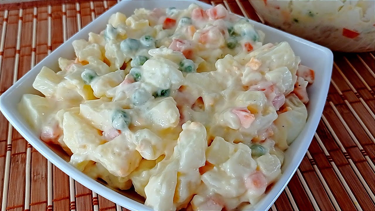 como se hace una ensalada rusa