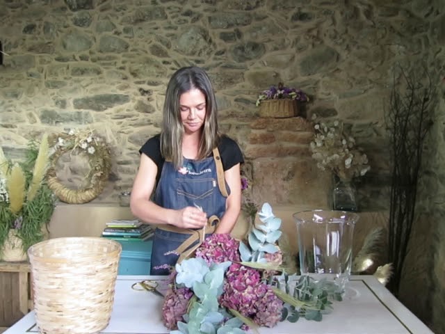 como secar el ramo de novia