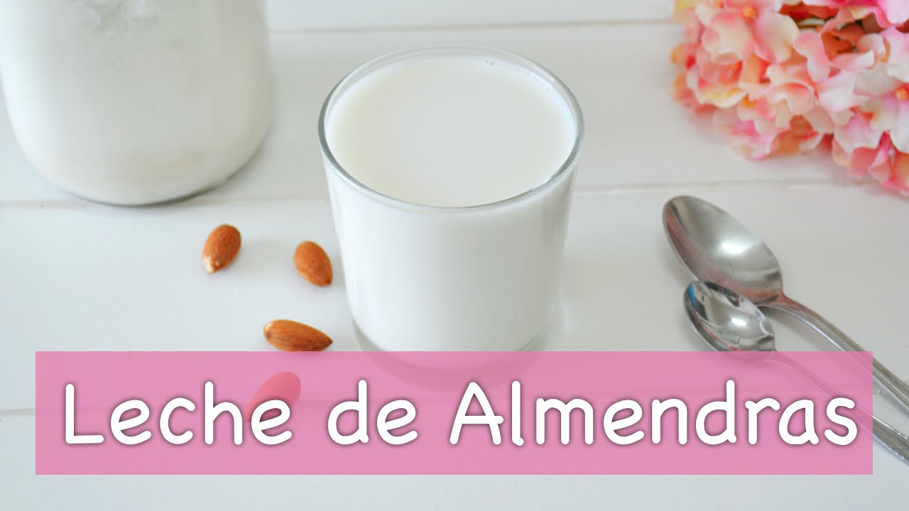 leche de almendras receta 1 litro