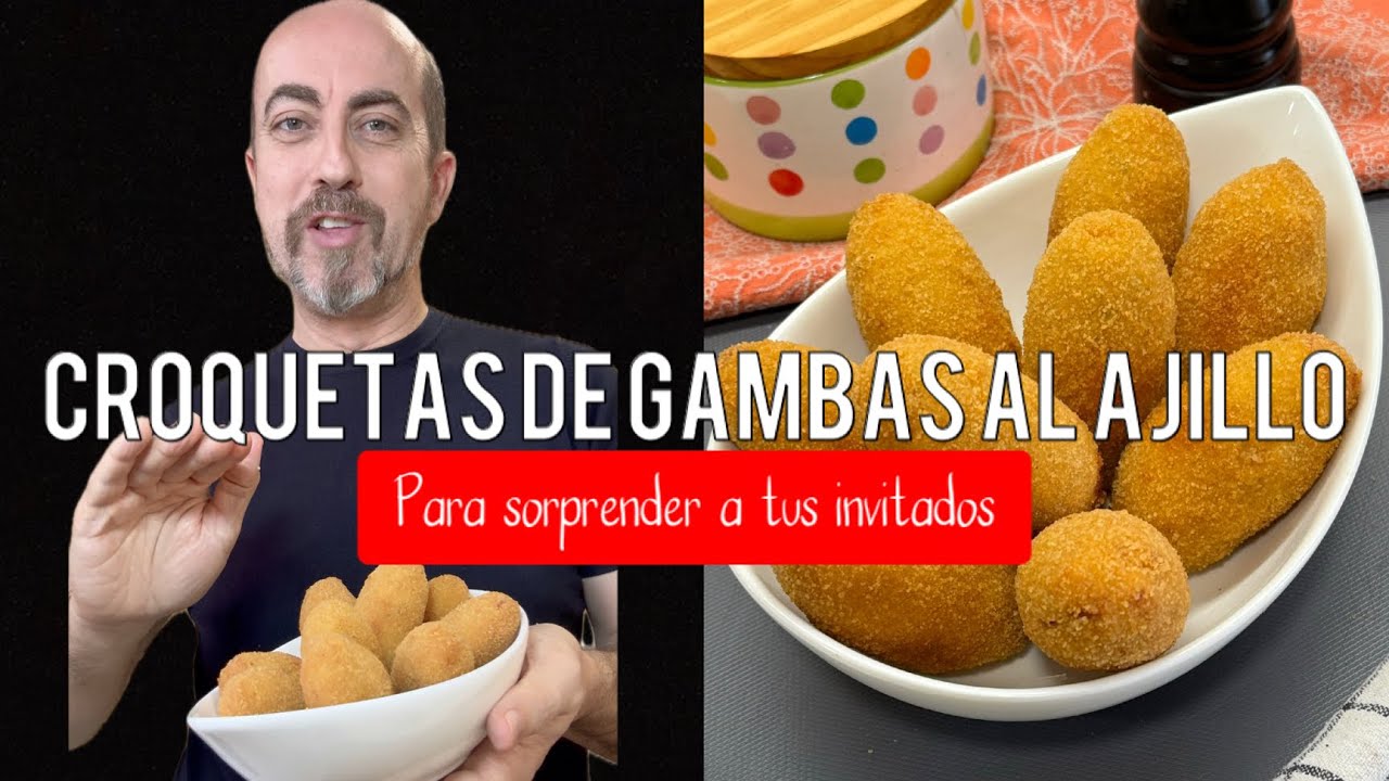 receta de croquetas de gambas al ajillo