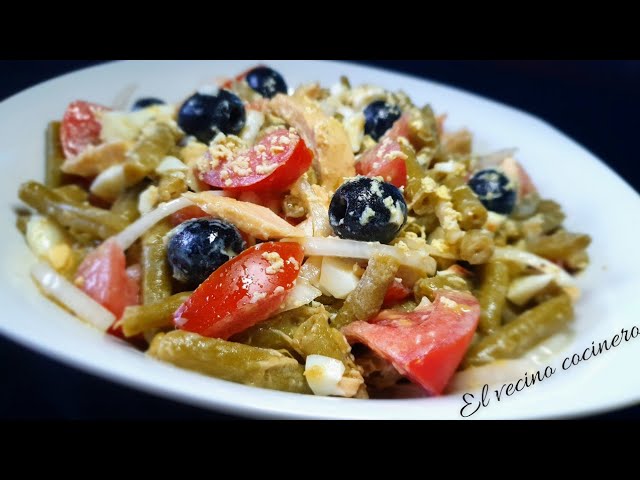 recetas de ensaladas de judias verdes