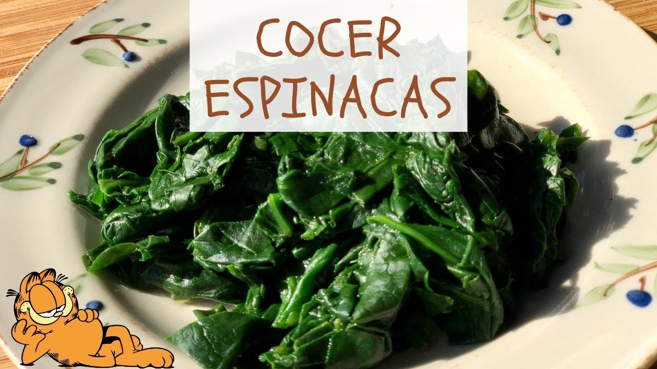 tiempo de coccion de las espinacas