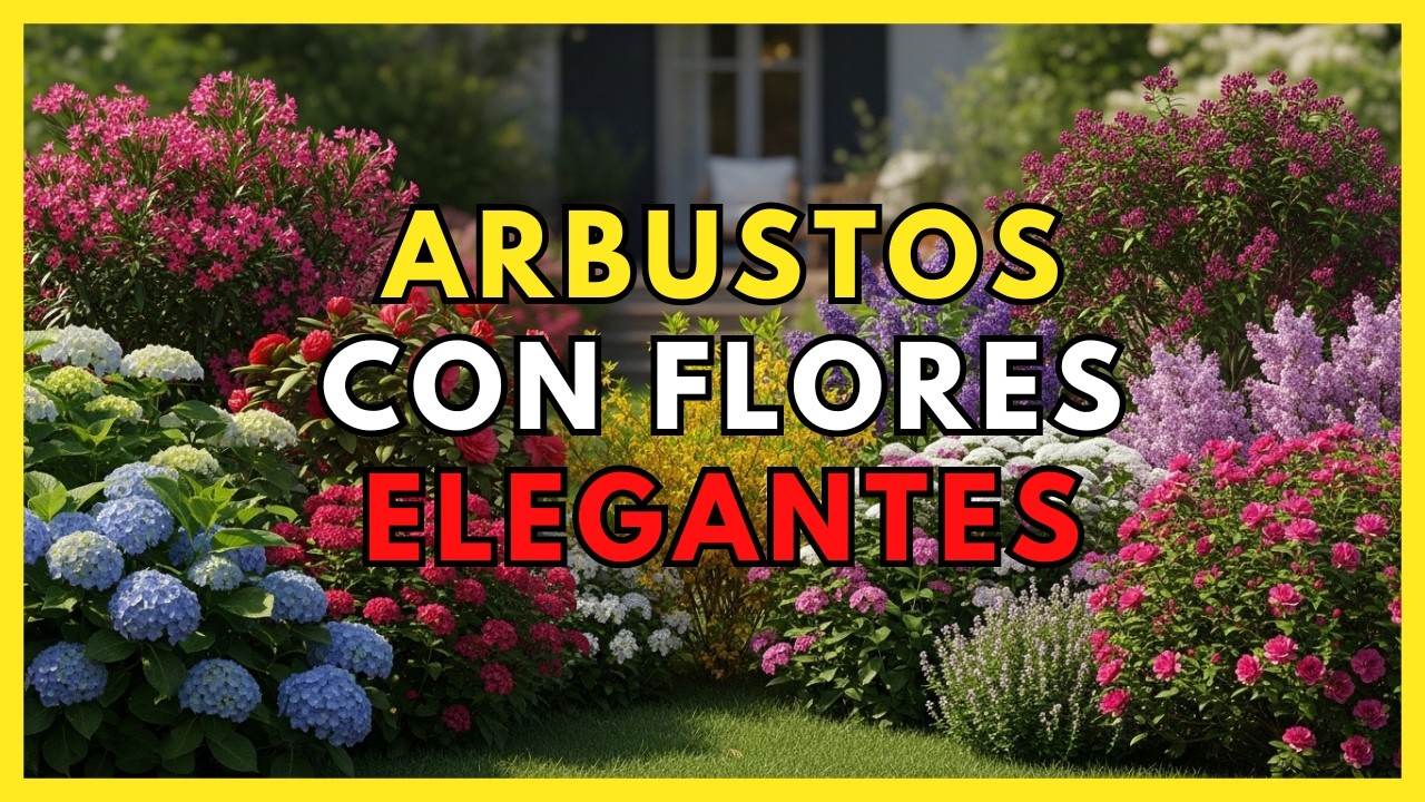 arbusto con flores todo el año