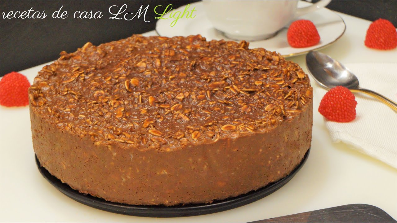 bizcocho de avena y chocolate negro