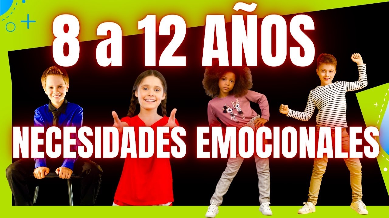 características psicológicas de los niños de 10 a 12 años
