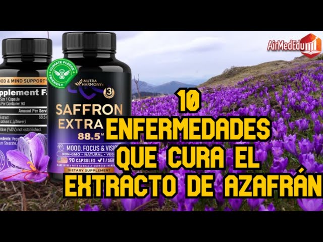 contraindicaciones de las cápsulas de azafrán