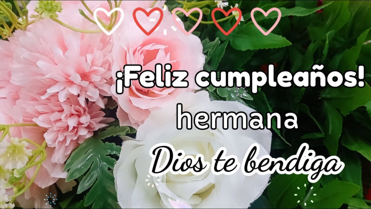 dedicatorias para una hermana en su cumpleaños