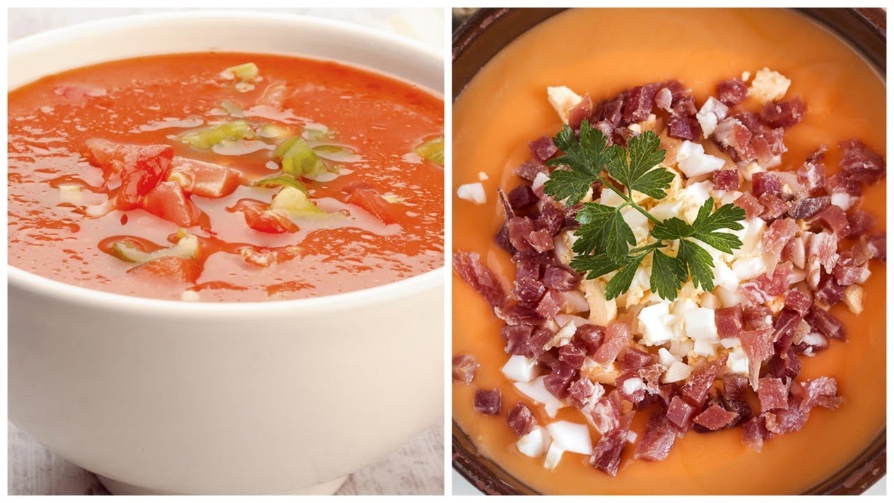 diferencia entre gazpacho salmorejo y porra