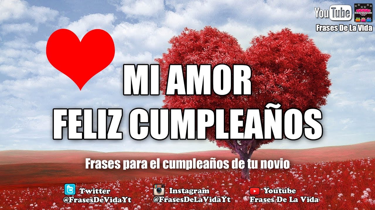 frases para un novio de cumpleaños