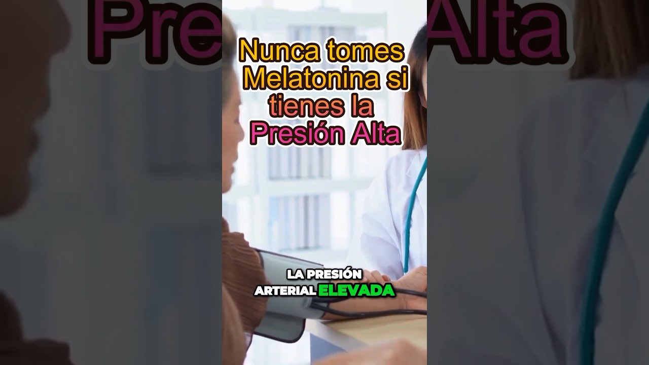 la melatonina sube la tension arterial