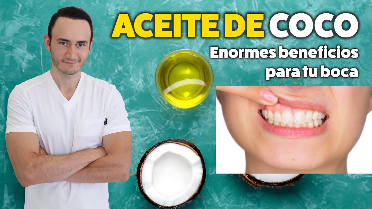 lavar los dientes con aceite de coco