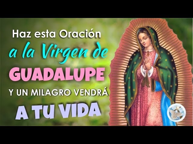 oraciones de la virgen de guadalupe