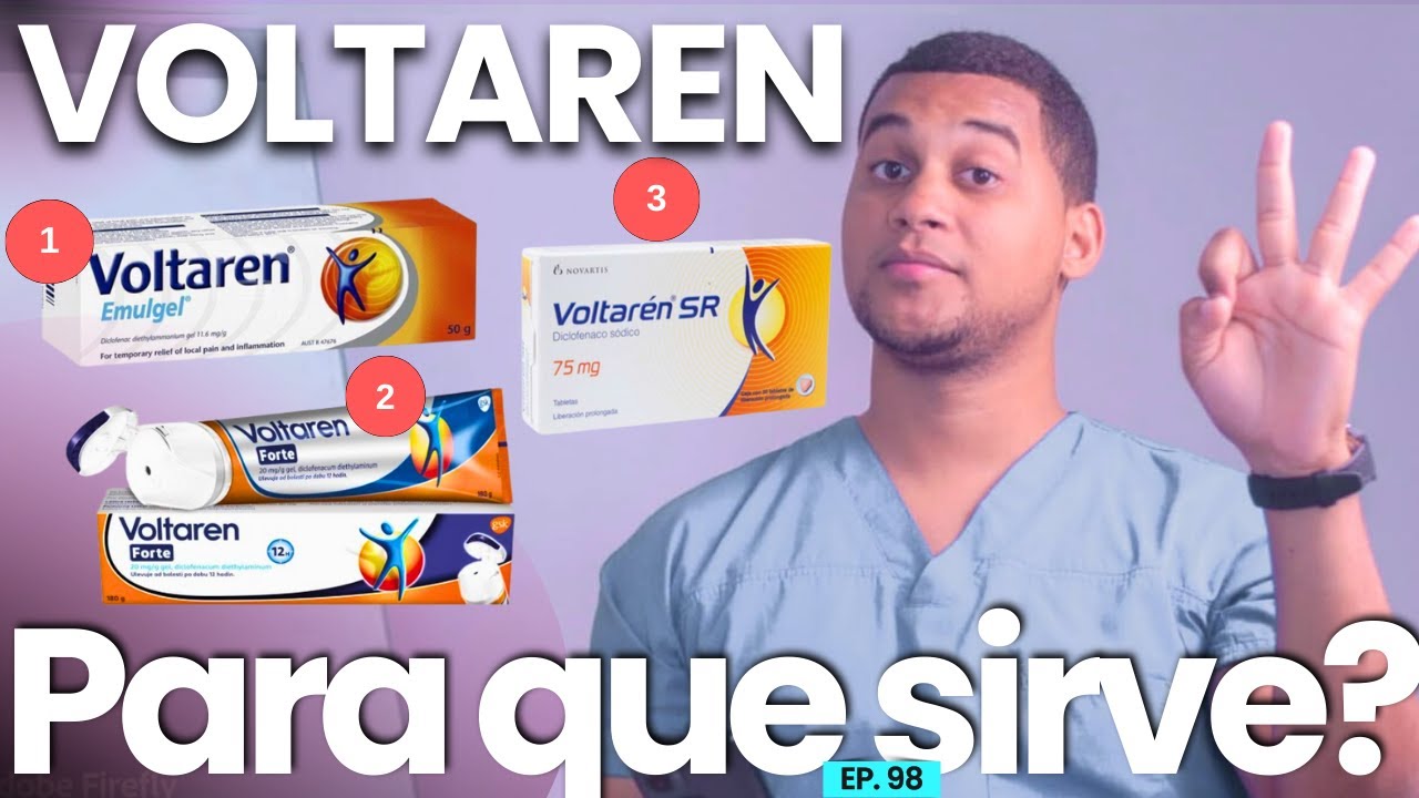 para qué sirve el voltarén en pastillas