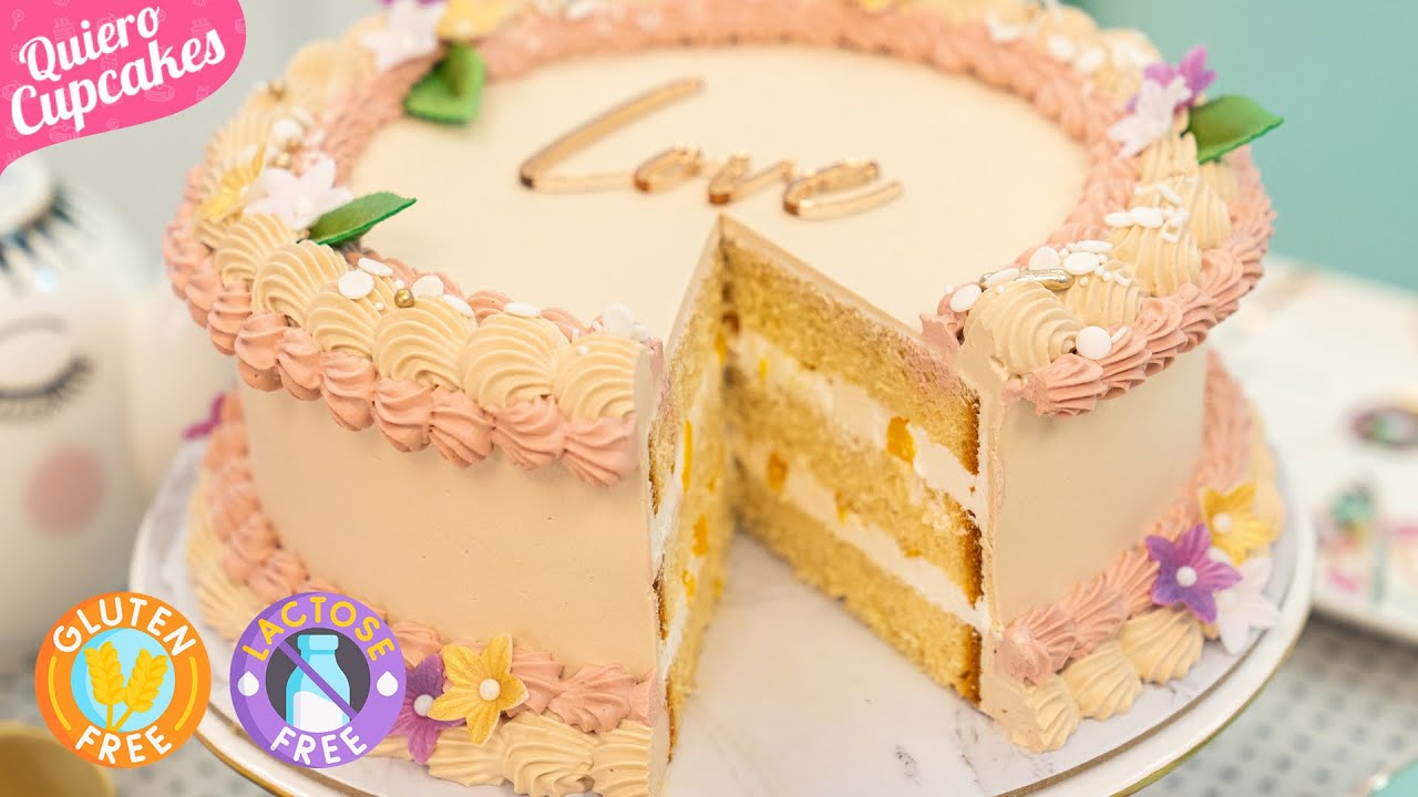 pastel sin gluten y sin lactosa