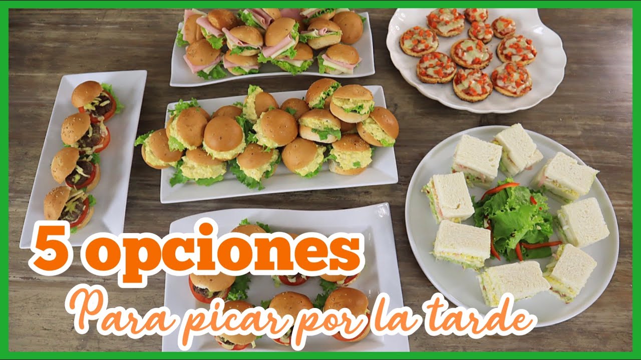 que poner de comer en un cumpleaños infantil