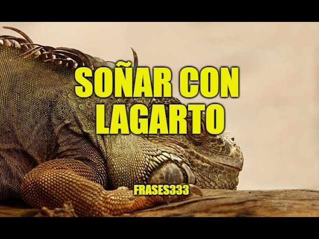 que significa soñar con un lagarto