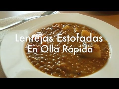 tiempo de cocción de las lentejas en olla rápida