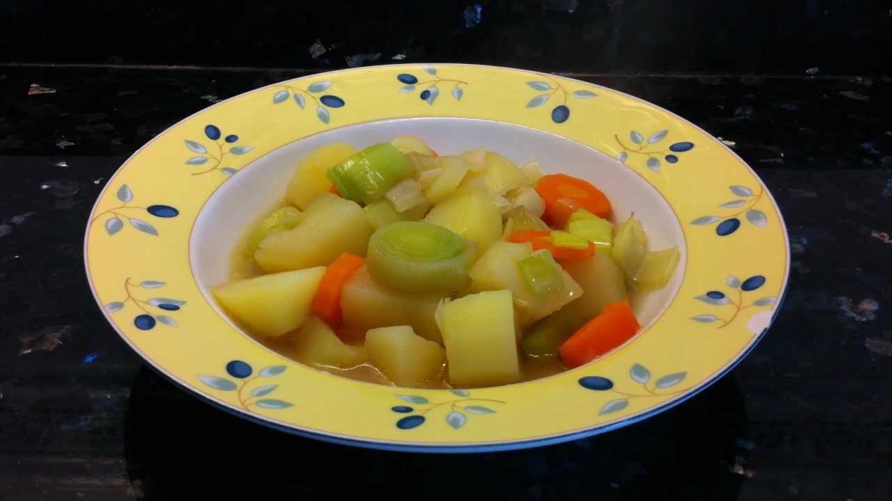 tiempo de cocción de puerros con patatas