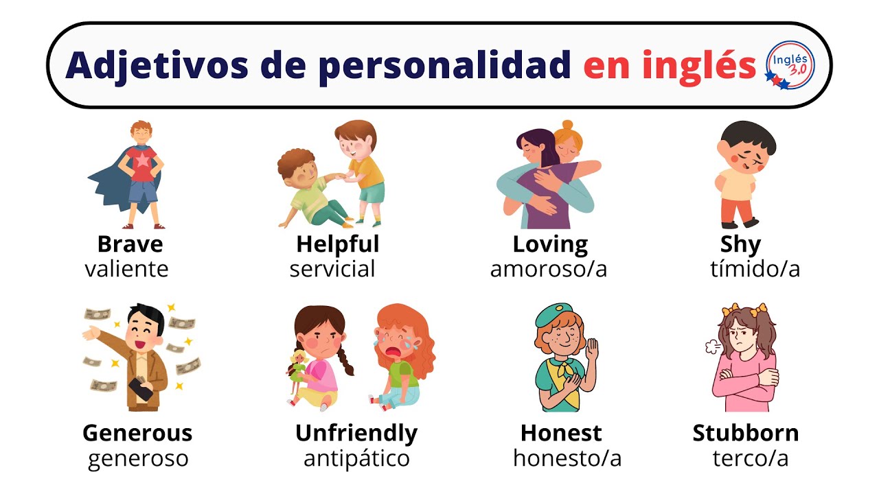 adjetivos para describir a una persona personalidad