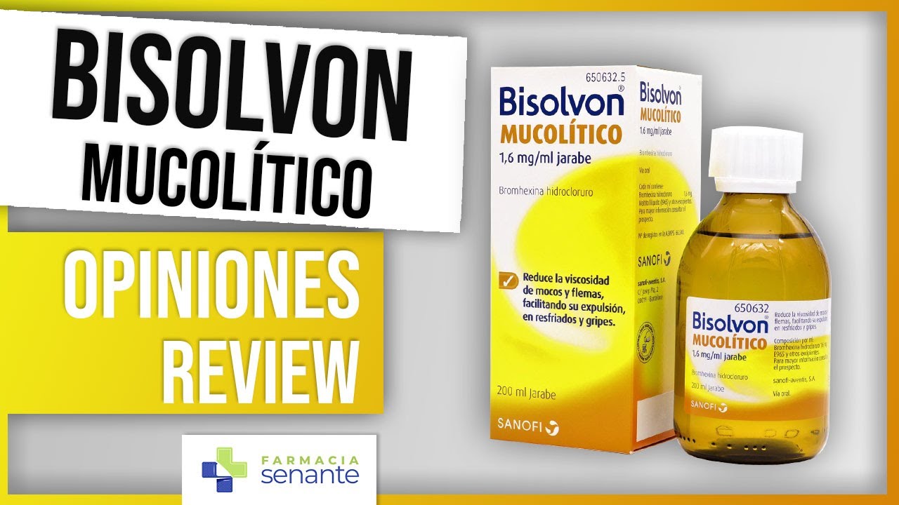 bisolvon mucolitico sirve para la tos