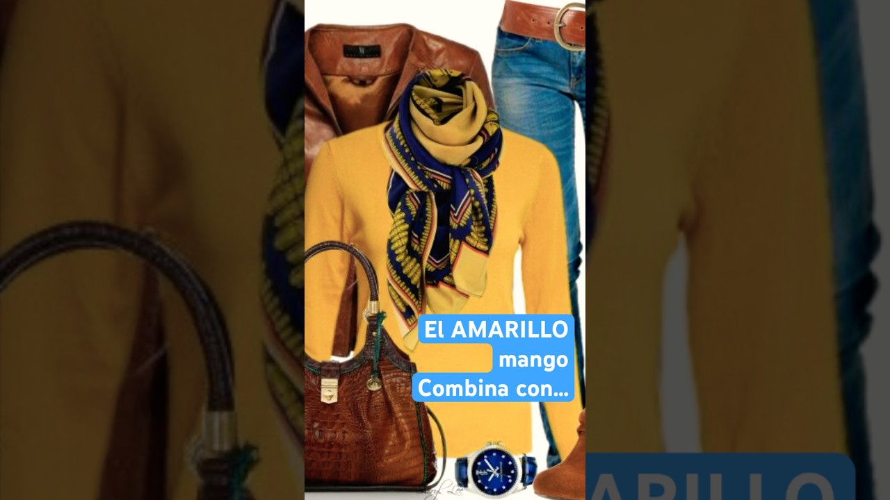 con que colores combina el amarillo