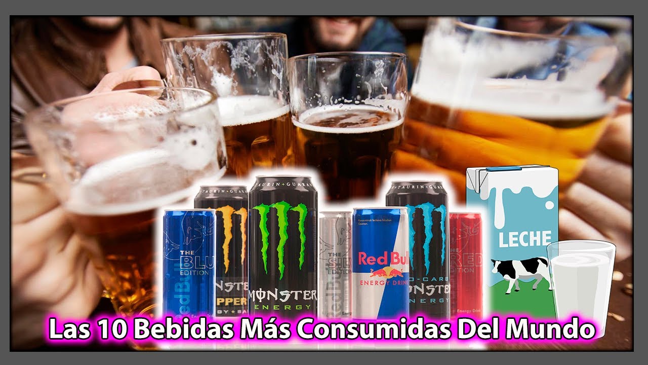 cuales son las 10 bebidas más consumidas en el mundo