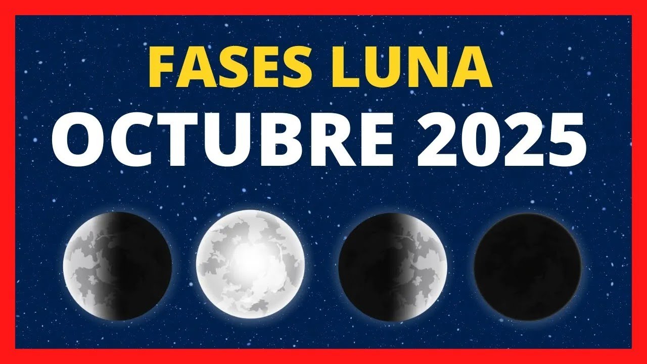 cuando es luna creciente en octubre