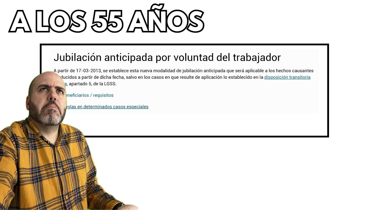 dejar de trabajar a los 55