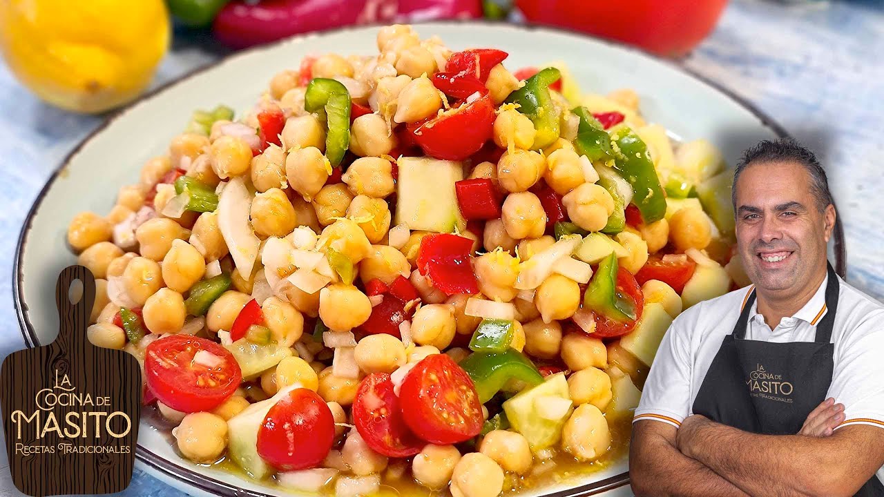 ensalada de garbanzos a la vinagreta