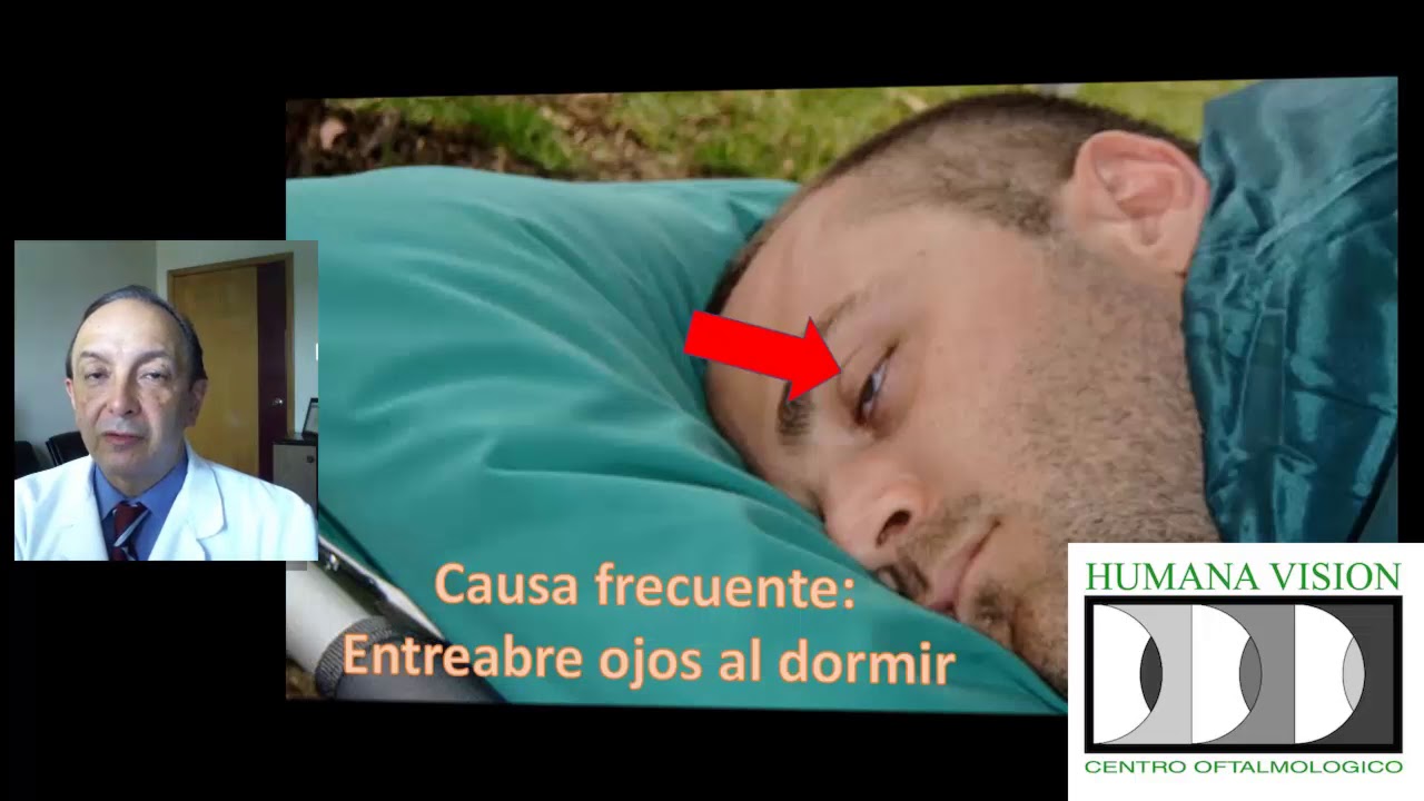 es malo dormir con los ojos entreabiertos