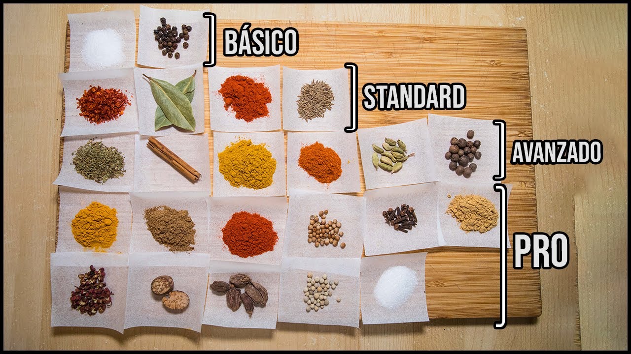 especias para que sirve cada una