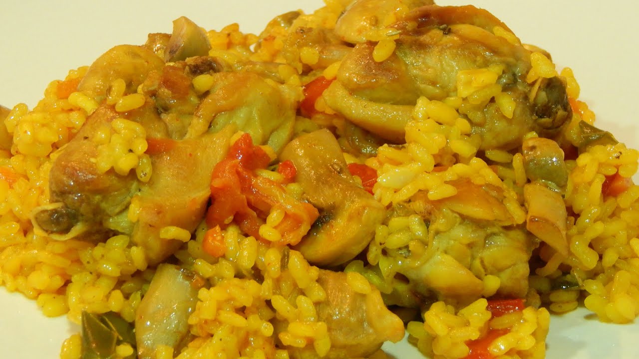 mejor receta de arroz con pollo y conejo