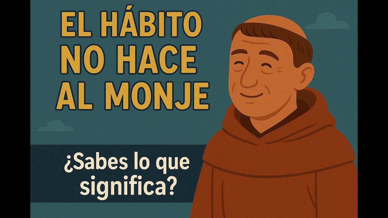 que significa el habito no hace al monje