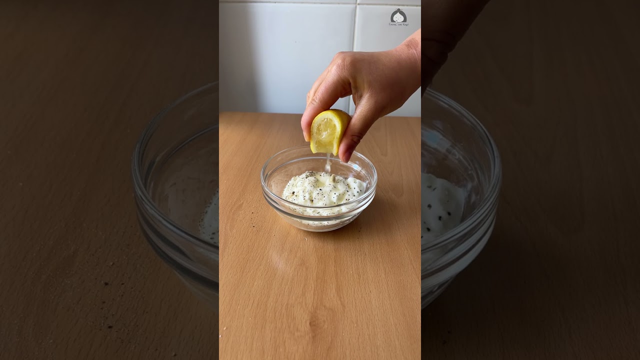 salsa con yogur griego para ensalada