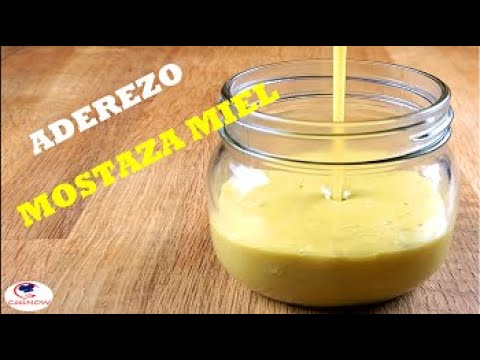 salsa mostaza y miel para ensalada
