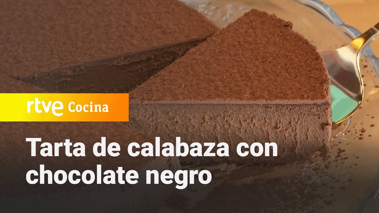 tarta de calabaza y chocolate saludable