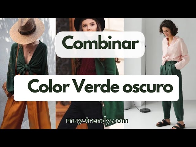colores que combinan con verde oscuro