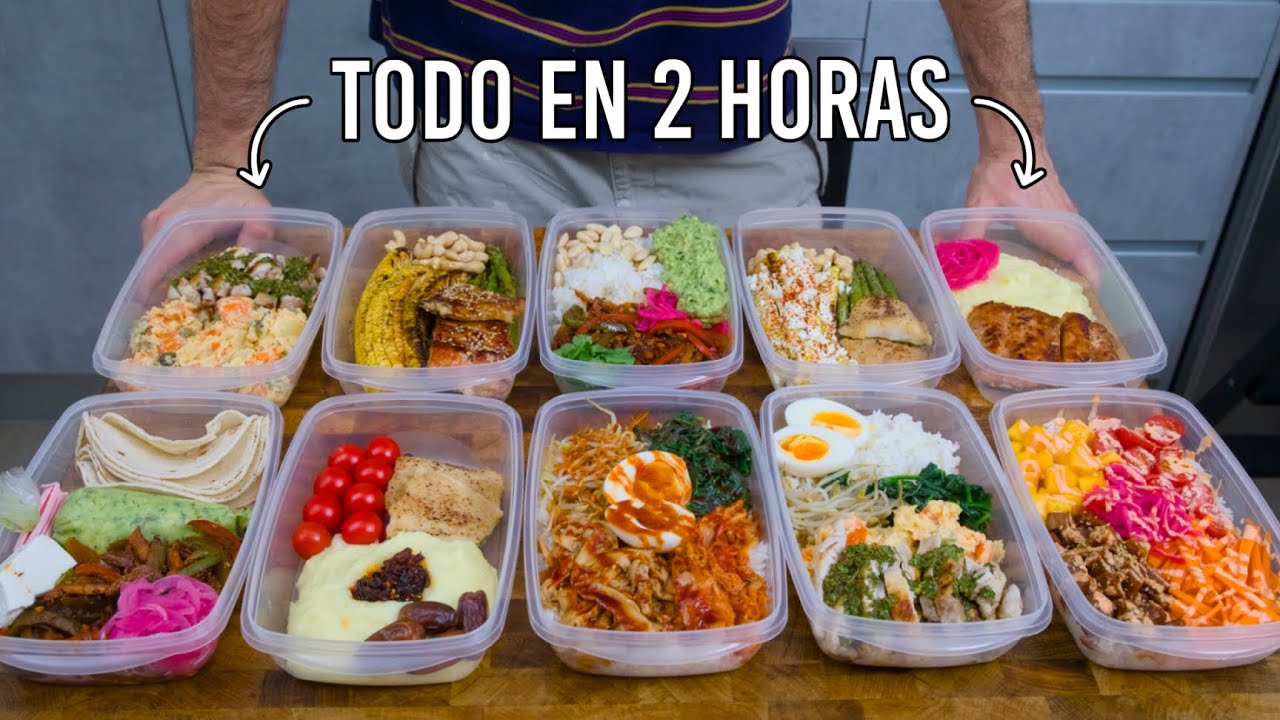 comida en tupper para la semana