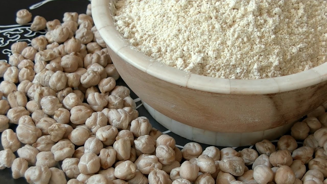 cómo se hace la harina de garbanzos