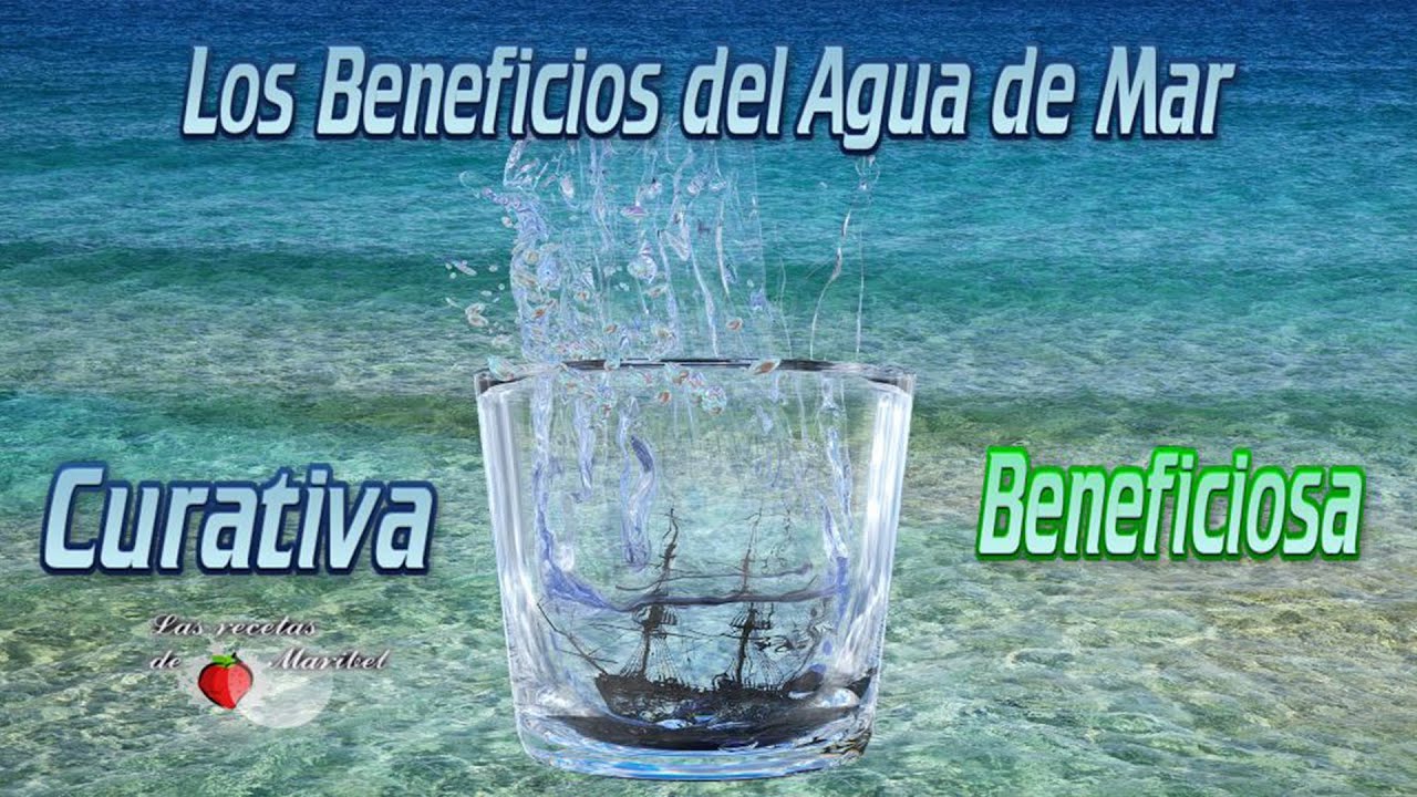 es bueno tomar agua de mar