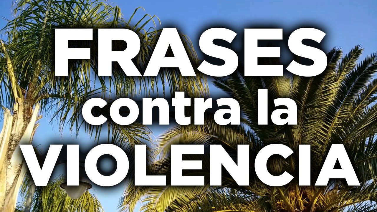 frases contra la violencia para niños