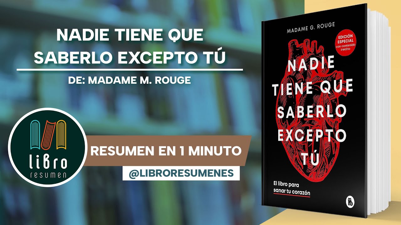 nadie tiene que saberlo excepto tú