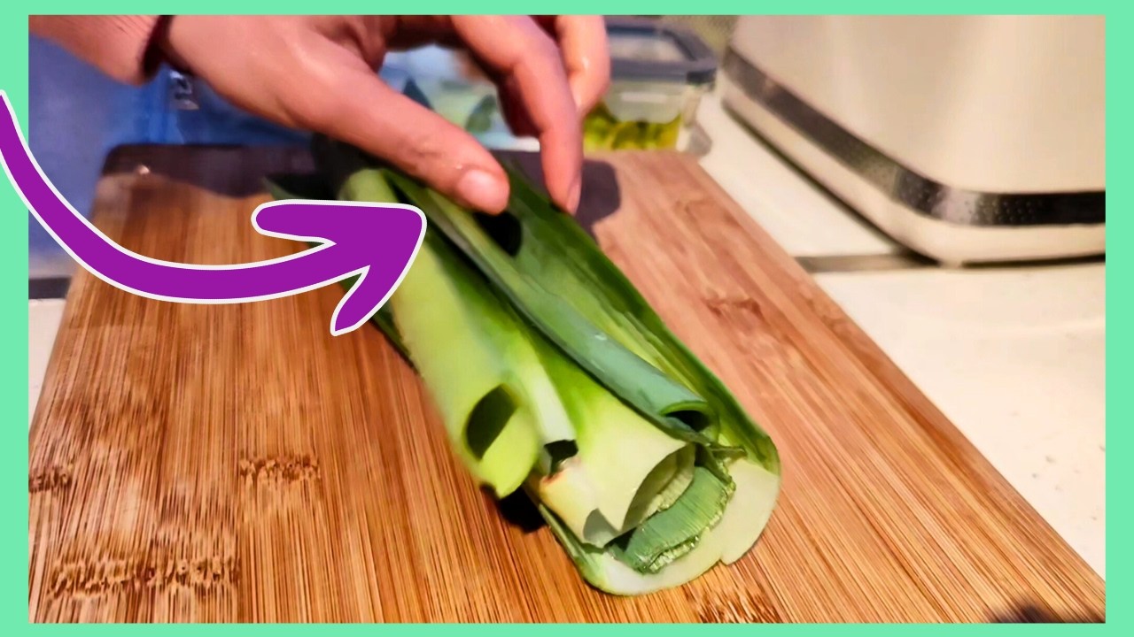 porque no se come la parte verde del puerro