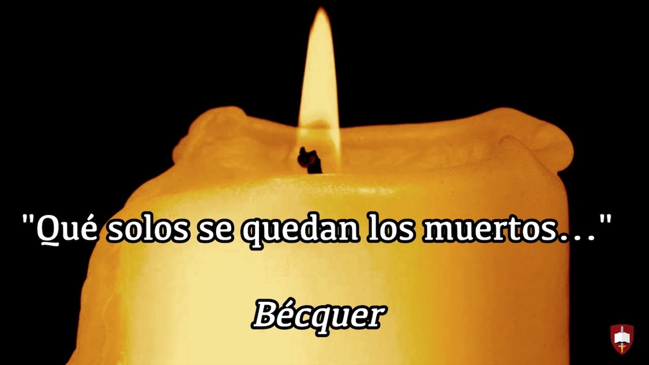 que solos se quedan los muertos poema